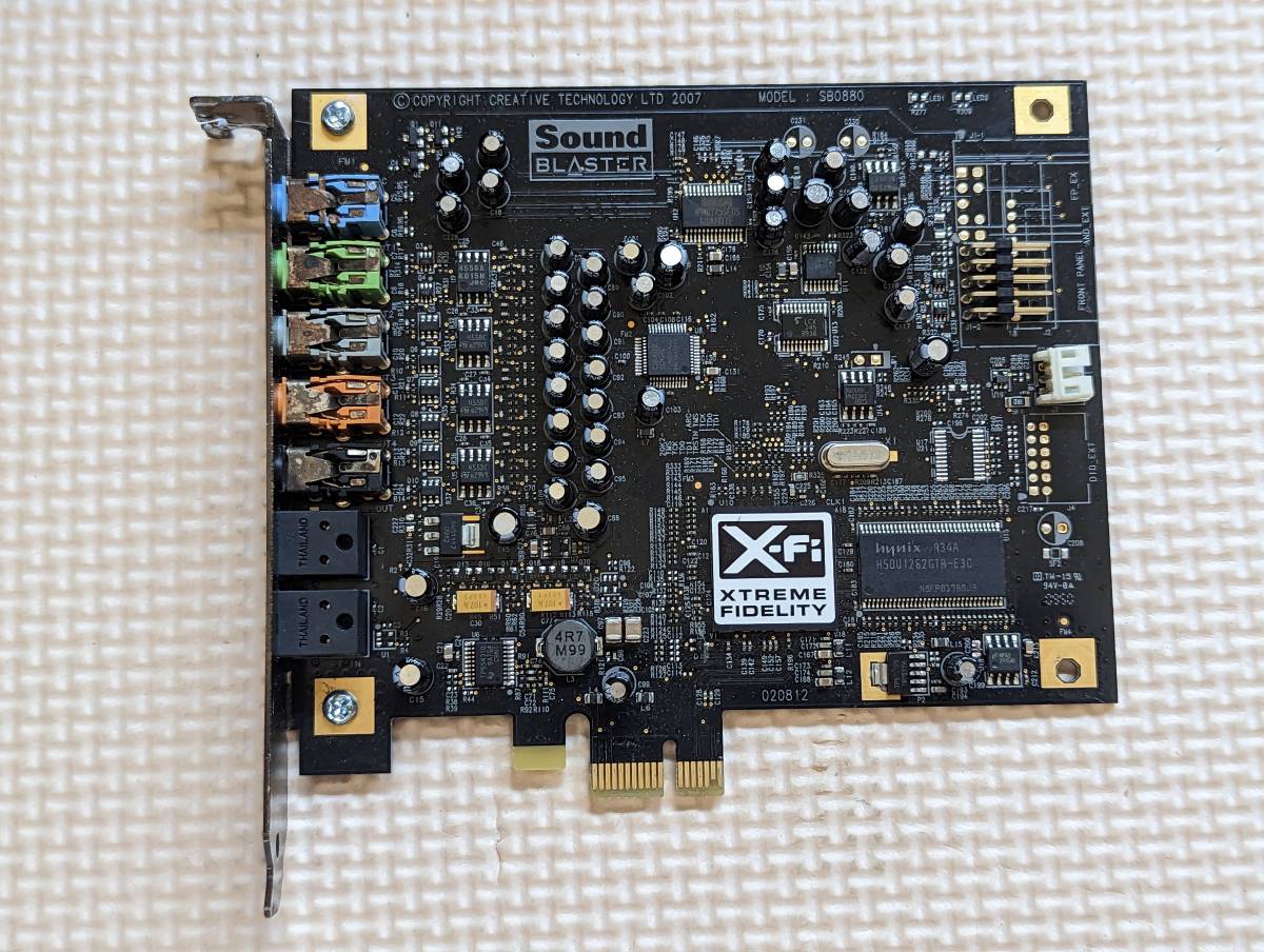 07291733【送料無料動作確認済み】Creative Labs sb0880 PCI Express Sound Blaster X Fiチタン サウンドカード| JChere雅虎拍卖代购