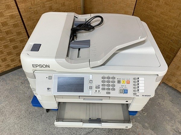 ASE82723八 EPSON エプソン A3 インクジェットプリンター 複合機 PX-M5041F 2016年製 総印刷枚数 7446枚 現状品  直接お渡し歓迎