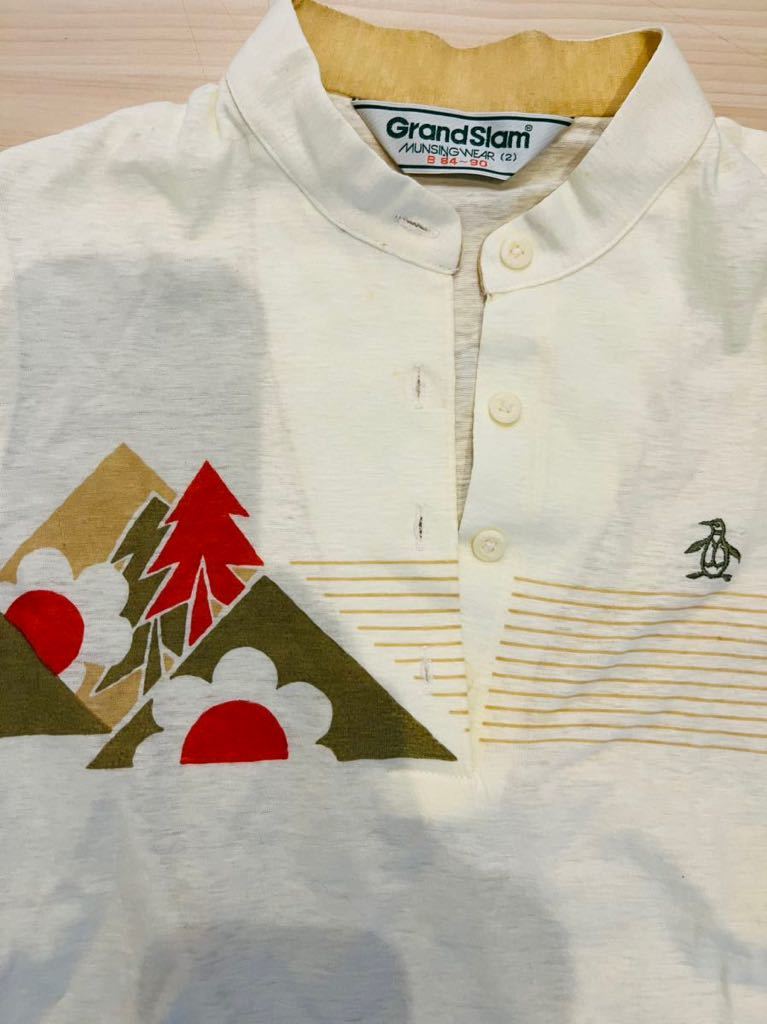 マンシング　Munsingwear ラガーシャツ 半袖 90年代　ポロシャツ　2サイズ_画像2