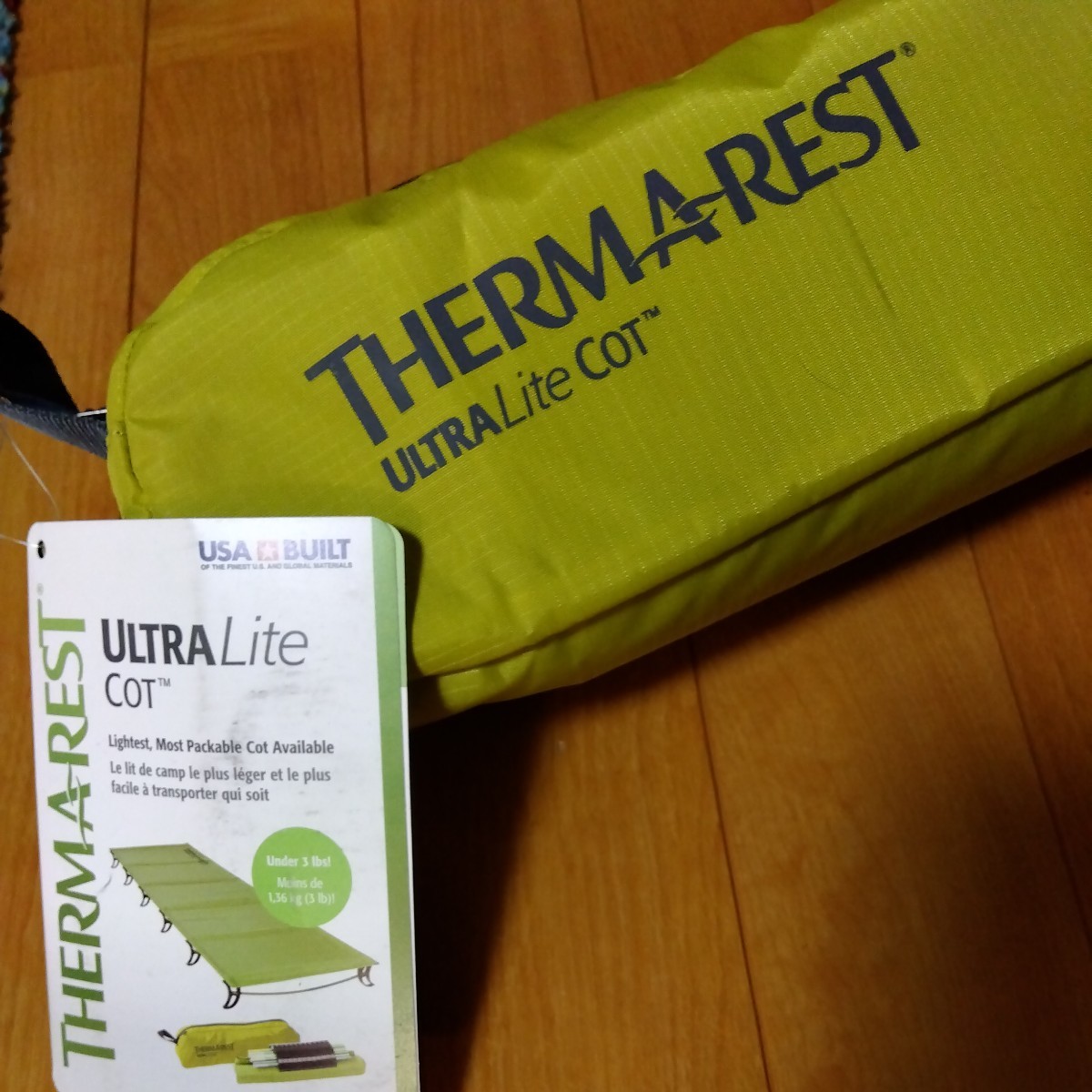 THERMAREST ULTRALite COTsa-ma rest уличный bed люкс свет Ultra свет раскладушка Reg постоянный 