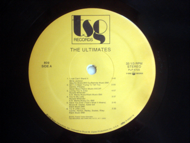 ○THE ULTIMATES／ YOURE MY LADY 日本盤_画像5