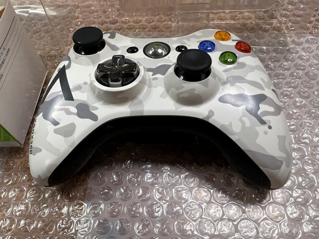 XBOX360 ワイヤレス コントローラ SE アークティックカモ / Arctic Camo 開封済 状態非常に良い 動作確認済 送料無料 同梱可