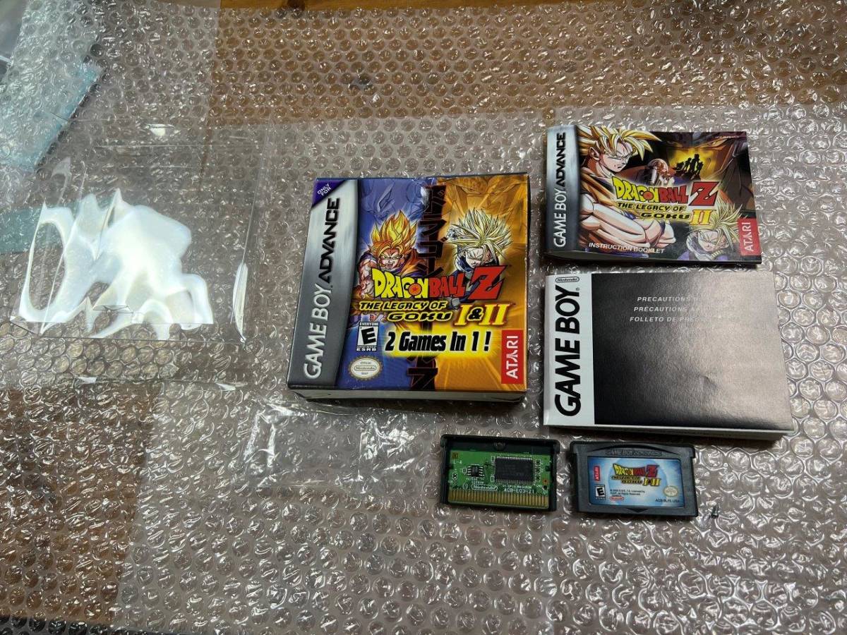 GBA ドラゴンボール Z The Legacy of Goku I & II ダブルパック 北米版 正規 動作確認済 状態画像参照 完品 送料無料 同梱可