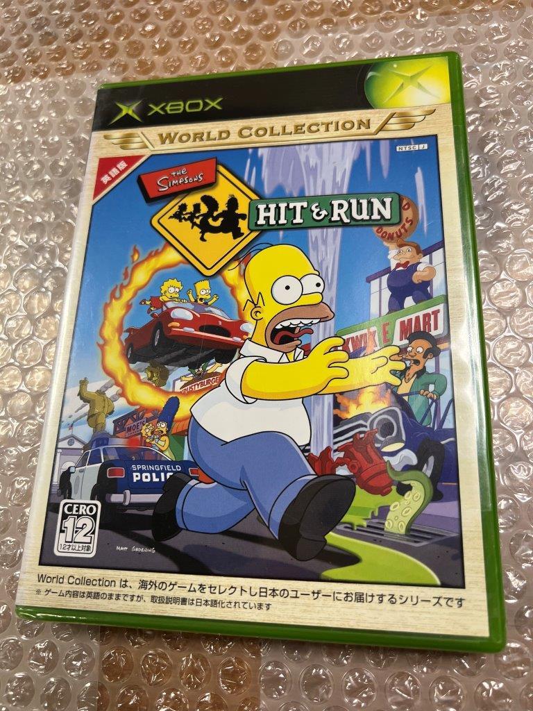 XBOX The Simpsons Hit & Run / シンプソンズ ヒット & ラン 国内 新品未開封 状態綺麗 ジャケ側面日焼け有 送料無料 同梱可