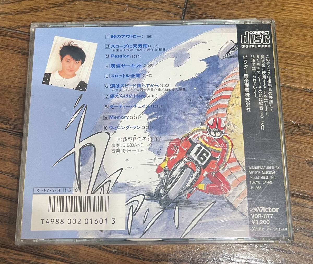 CD バリバリ伝説 PART1 筑波編 オリジナルサウンドトラック音楽編