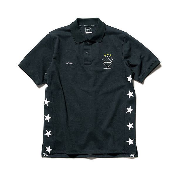 【良品】【送料最安360円】 FCRB f.c real bristol エフシーレアルブリストル SOPHNET ソフネット TOUR POLO SHIRTS ポロシャツ STAR 星柄