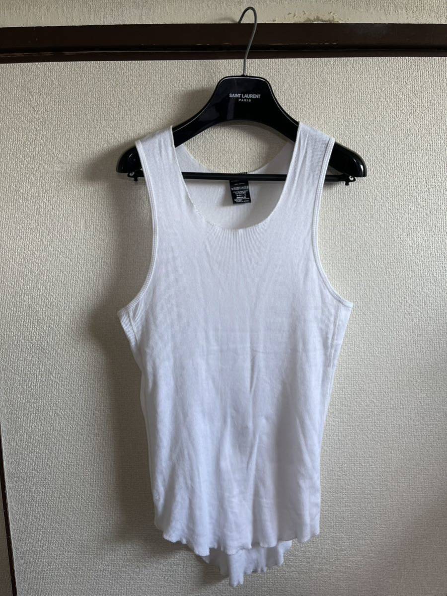 【即決】【送料最安360円】NUMBER NINE ナンバーナイン TANK TOP タンクトップ カットソー WHITE ホワイト 白色 即決早い者勝ち_画像3