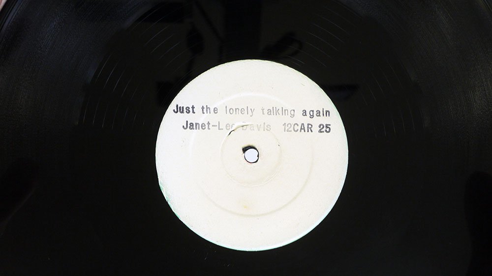 JANET LEE DAVIS/JUST THE LONELY TALKING AGAIN/CARLA 12CAR25(レゲエ
