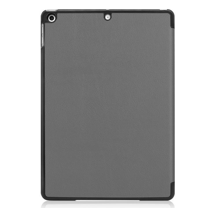 iPad 10.2インチ 第7/8/9世代用 PUレザー 三つ折り スマート ケース スタンド オートスリープ機能 ローズ_画像5