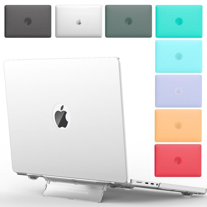 MacBook Air 13インチA1932/A2179A2337用 スタンド付 シェルケース ハードケース 上下カバー 分離式 頑丈 透明_画像1