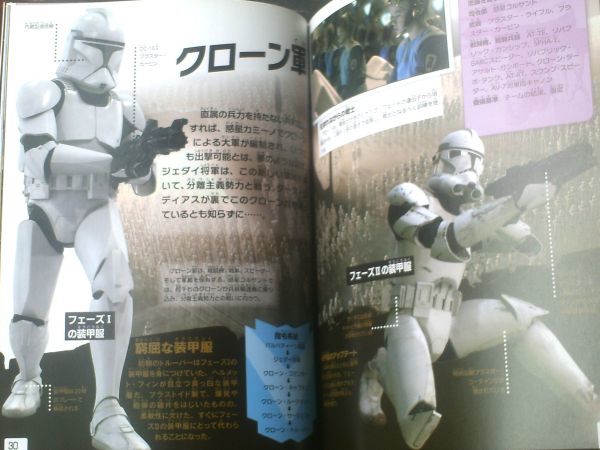 【スター・ウォーズＳＴＡＲ ＷＡＲＳビジュアル事典 宇宙戦争全記録】講談社（平成２７年初版）_画像3