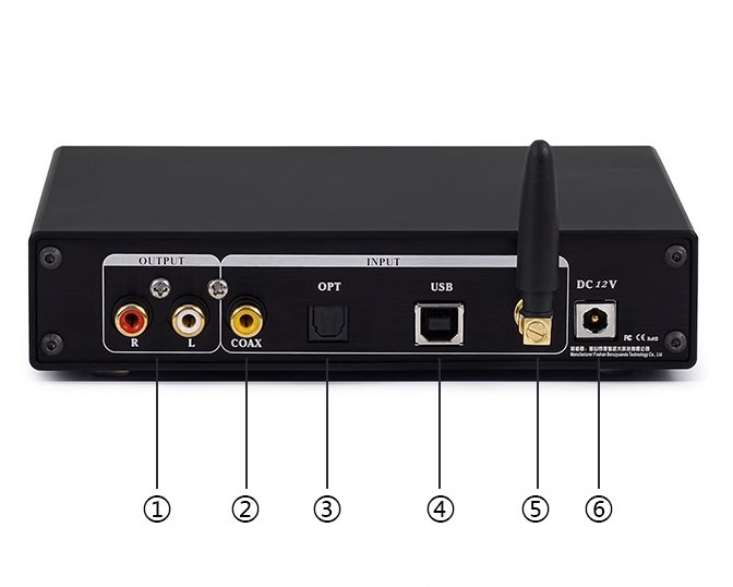 送料520 SU10 旭化成AK4499EX AK4191EQ S/PDIF QCC5171 Bluetooth5.3 APTX-Lossless OPA1612 TPA6120 USB DAC D/Aコンバーター DSD対応_画像2