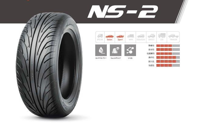 ◆新品サマータイヤ◆ナンカン NANKANG NS-2 205/45R16 87V XL【信頼のロングセラー！】●1本価格！ショップ直送は送料が安い！_画像はイメージです。