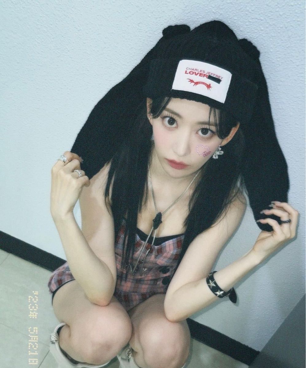 loverboy ニット帽 うさぎ耳 Charles jeffrey loverboy ラバー loverboy ニット帽 うさぎ耳 Charles jeffrey loverboy ラバー