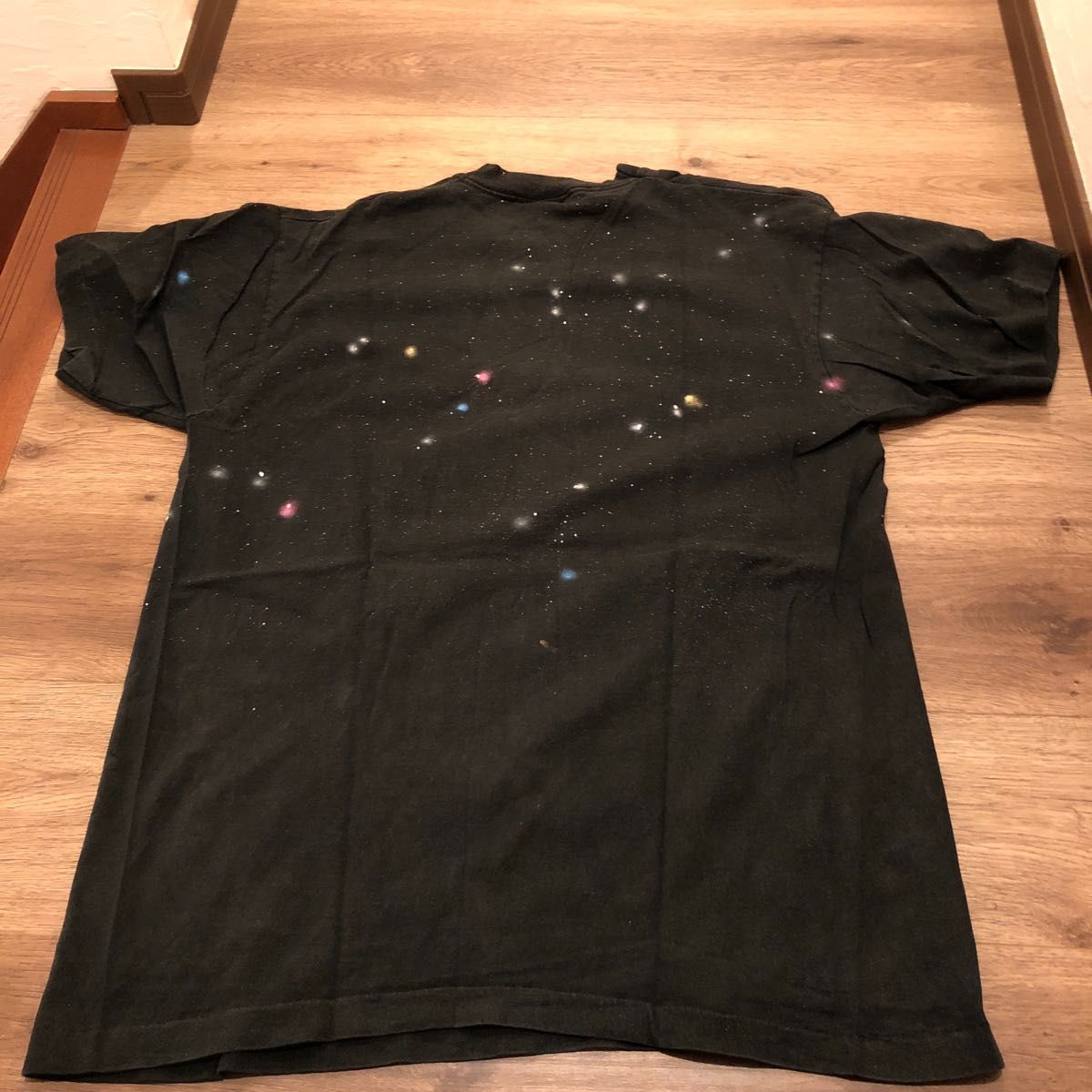 ファンタジア　ミッキーマウス　ヴィンテージ　Tシャツ　激レア　黒　XL 半袖Tシャツ ビンテージ プリントTシャツ