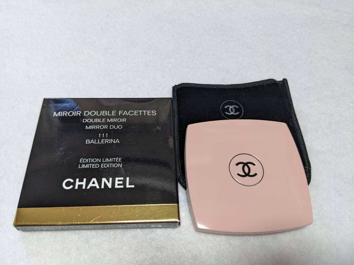 ☆CHANEL☆特別限定色☆完売品☆ミロワール ドゥーブル ファセット コンパクトダブルミラー バレリーナ☆ピンク シャネル☆_画像1