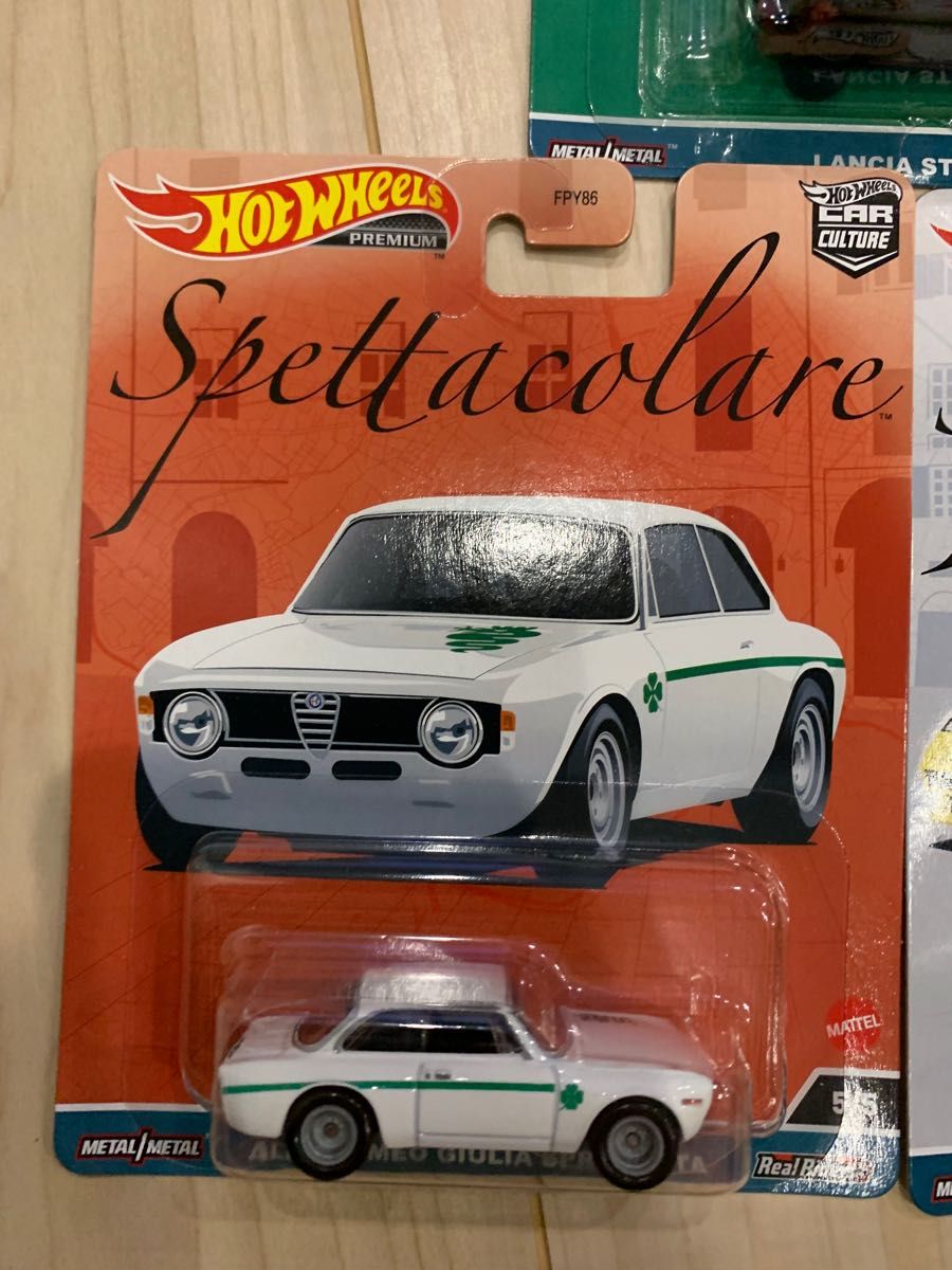 ホットウィール Hot Wheels スペッタコラーレ　5台セット　コンプリート