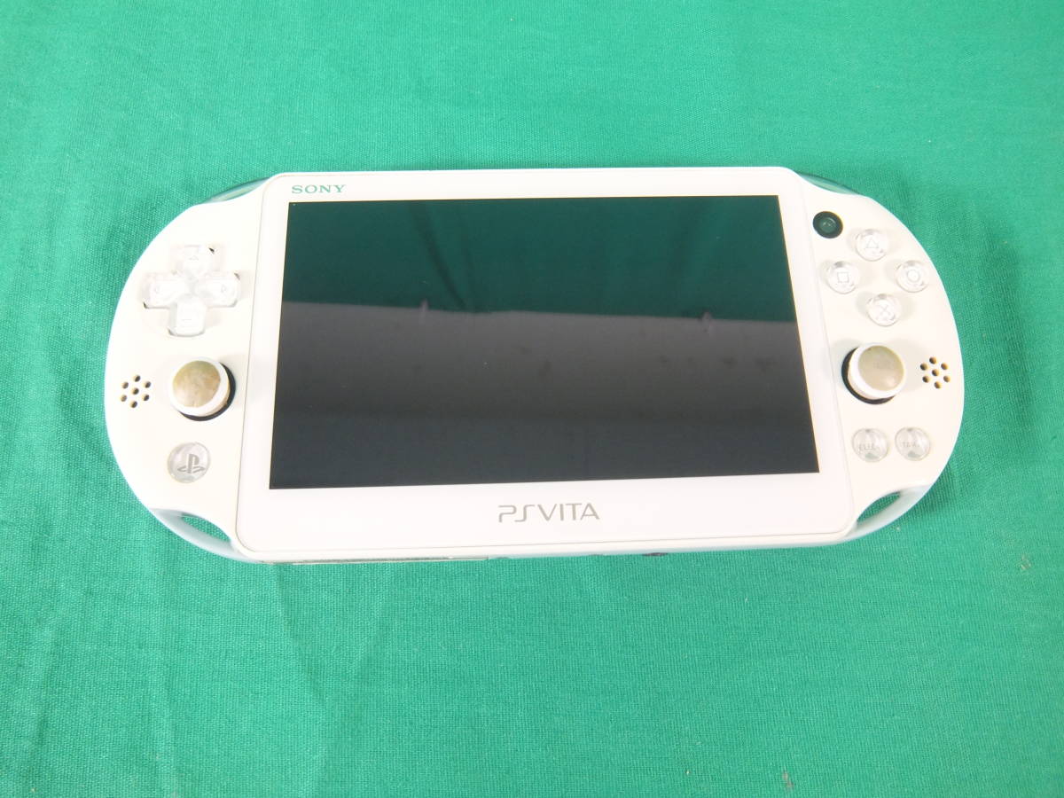 60/Q535☆PSVITA 本体 単品☆ライトブルー/ホワイト☆PCH-2000