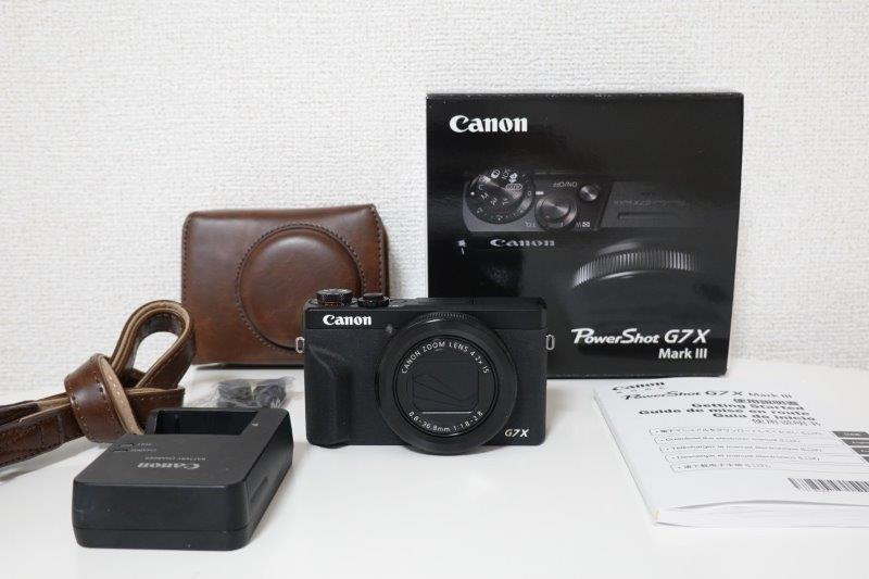 中古】 美品 Canon POWERSHOT G7 X MARK Ⅲ - linsar.com