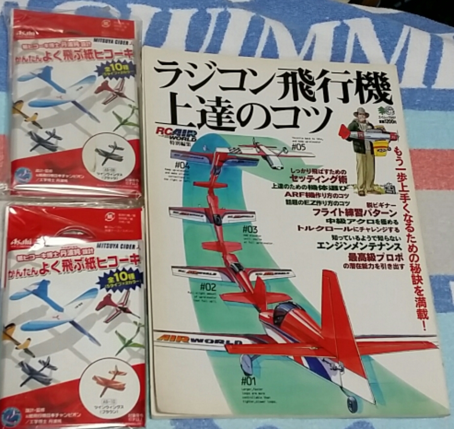 ◆◇ラジコン飛行機上達のコツ＋かんたんよく飛ぶ紙飛行機(6機)◇◆