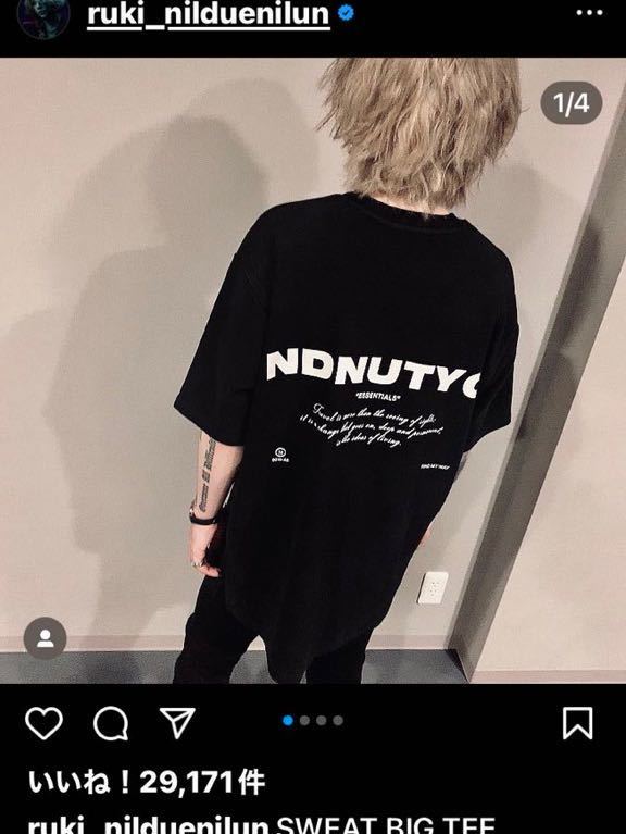 nil due nil un Tシャツ　新品　黒　the GazettE ガゼット　フリーサイズ_画像1