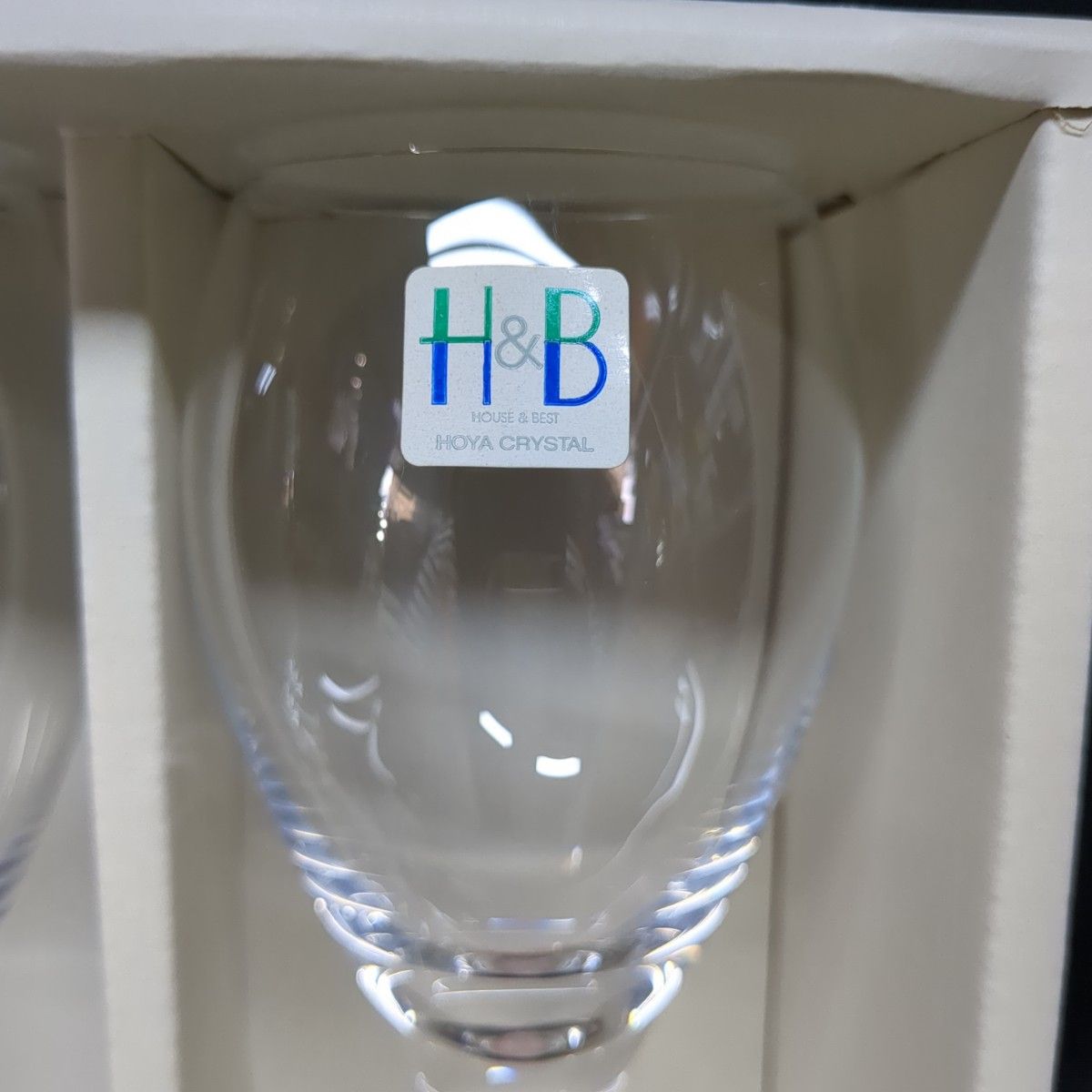 HOYA ワイングラス　シャンパングラス　ペアグラス　クリスタル　ガラス　H&B HOYAクリスタル