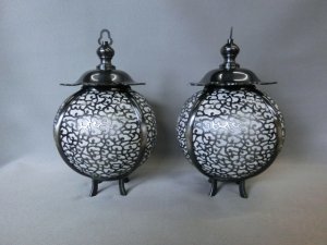 大人気新作 【新品未使用】茄子型吊灯篭 大 真鍮製 銀いぶし仕上げ 1対(2台) 在家用吊灯篭 照明器具 No618 その他 大人気新作 【新品未使用】茄子型吊灯篭 大 真鍮製 銀いぶし仕上げ 1対(2台) 在家用吊灯篭 照明器具 No618 その他