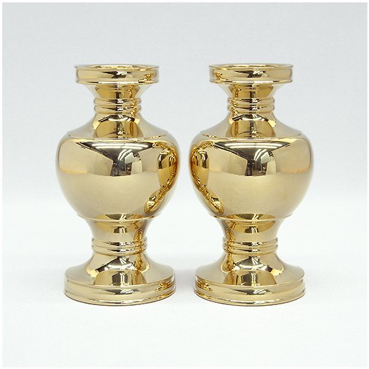 密教法具 花鋲 1対 上等品 大大サイズ 高さ15.5cm 密教法具 花鋲 1対 上等品 大大サイズ 高さ15.5cm