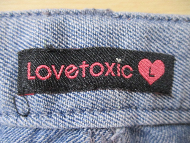 ● Lovetoxic ● 可愛いベルト付きデニムショートパンツ ☆160㎝☆ 紺 30725_画像4