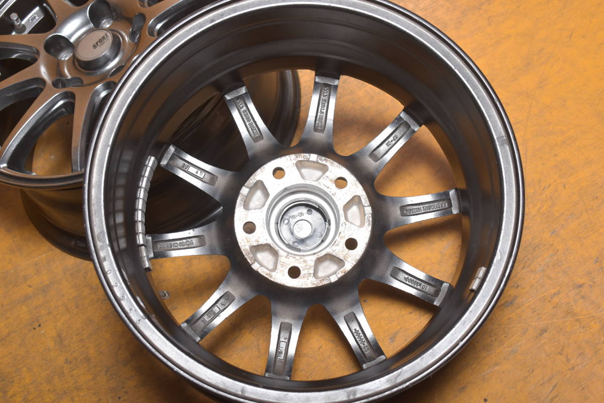 230630500347210　ABELIA　SPORT　15×6J　+45　5穴　PCD114.3　ハブ径73mm　4本セット_画像3