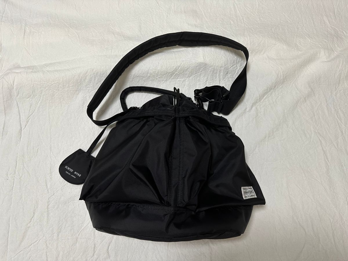 PORTER HYKE 2WAY TOOL BAG large BLACK PORTER ショルダー PORTER HYKE 2WAY TOOL BAG large BLACK PORTER ショルダー