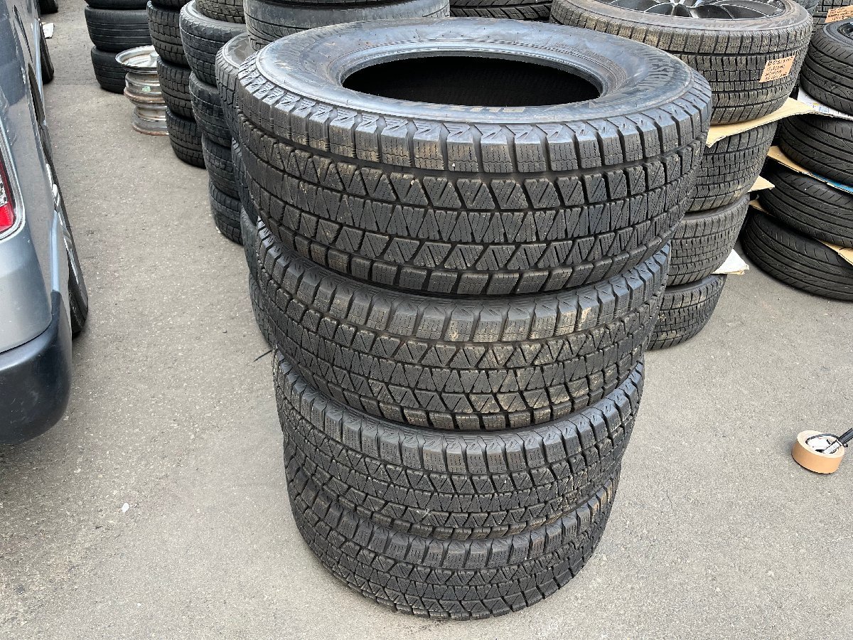 265/65R17 BRIDGESTONE BLIZZAK DM-V3 2022年製 バリ山 スタッドレス タイヤ 4本セット_画像1