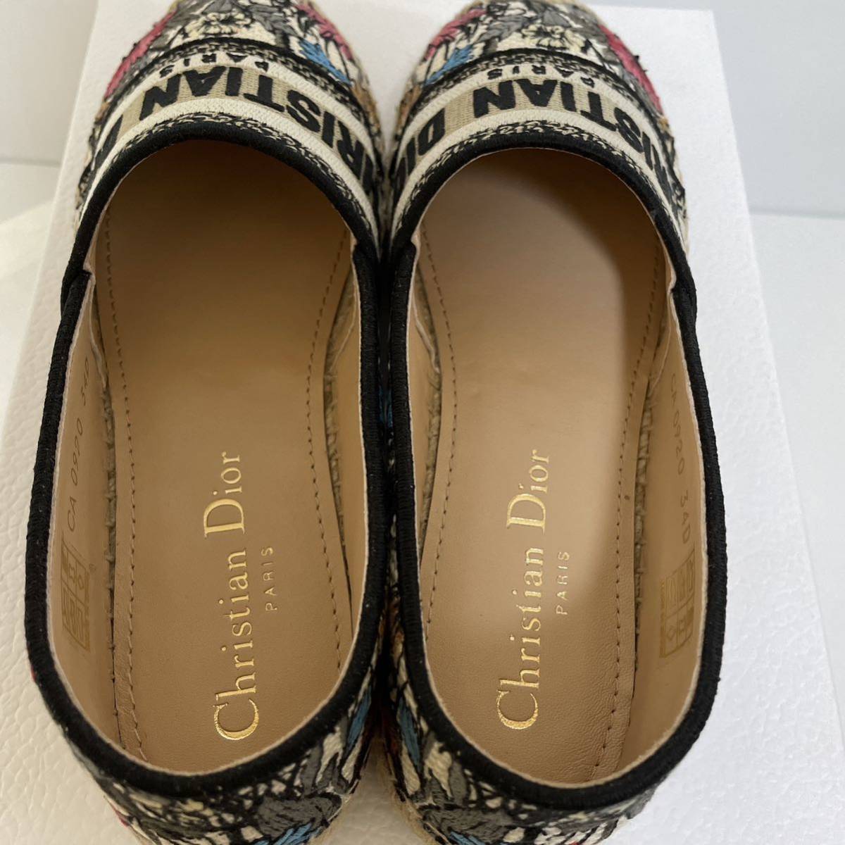 Dior ディオール グランヴィル エスパドリーユ ロゴ ウェッジソール Dior ディオール グランヴィル エスパドリーユ ロゴ ウェッジソール