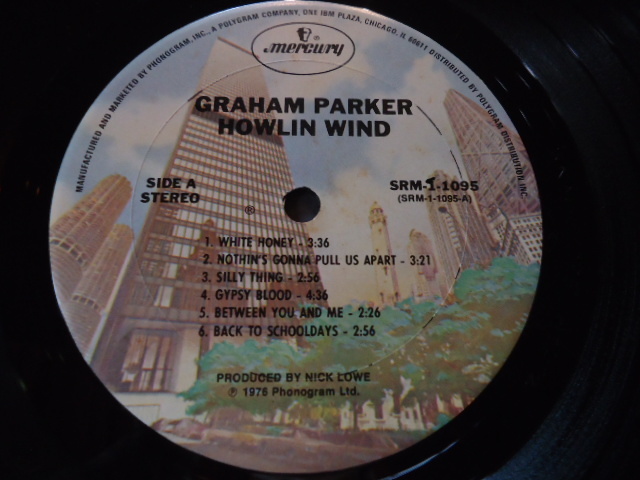 ★Graham Parker / Howlin Wind ★USA盤★オリジナル★グラハム・パーカー★_画像3