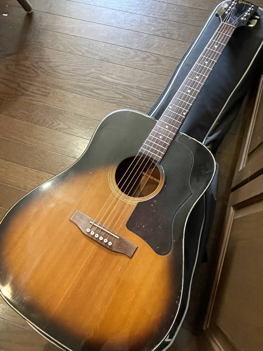 希少ビンテージ 満身創痍の迫力 短期出品】 Gibson J-45/50 1976年製