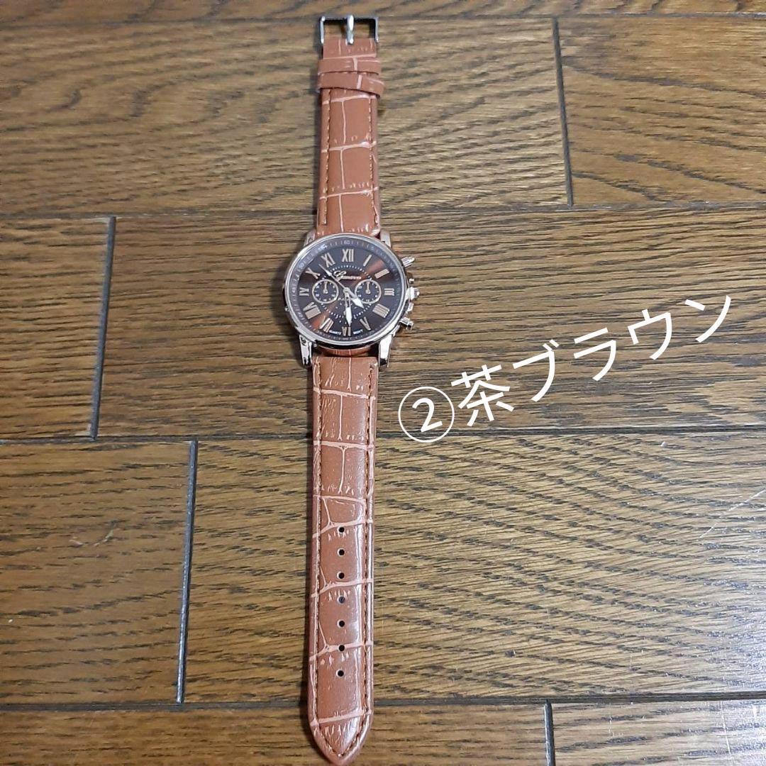 新品　未使用　可愛い レディース　腕時計　メンズ　腕時計 クォーツ アナログ 腕時計 ウォッチ おしゃれ ブラウン　ブラック　時計　_画像6