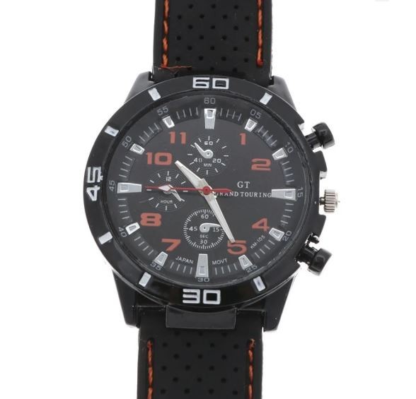 新品　未使用　メンズ 腕時計 ミリタリー モータースポーツをイメージした精悍なデザイン　時計　アーミーウォッチ　本体直径：4.4cm_画像1