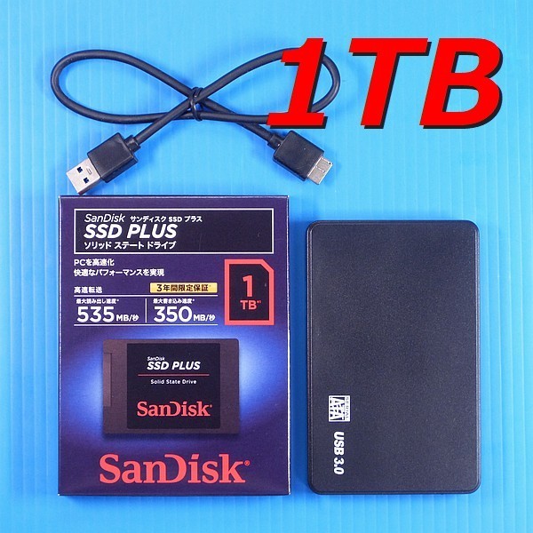 クリスマス特集2022 【SSD +ケース SDSSDA-1T00-J27 1TB】SanDisk