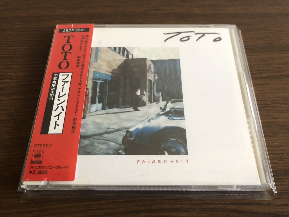 「ファーレンハイト」TOTO 日本盤 旧規格 28DP 5041 CSR刻印あり 消費税表記なし 帯付属 Fahrenheit 6th_画像1