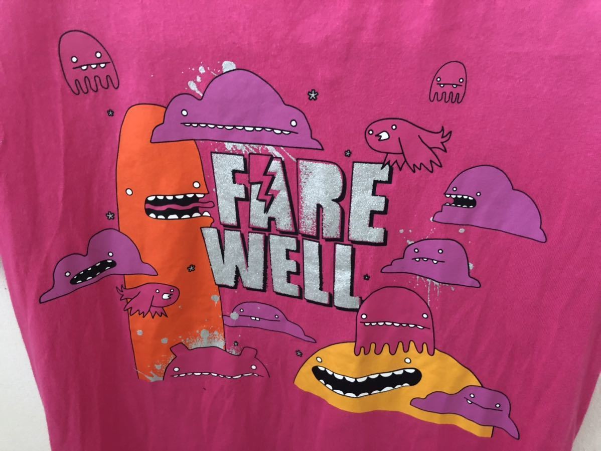 フェアウェル Tシャツ コピーライトあり S ピンク Isn't This Supposed To Be Fun / Farewell / Epitaphコラボ / UT / Uniqlo_画像4