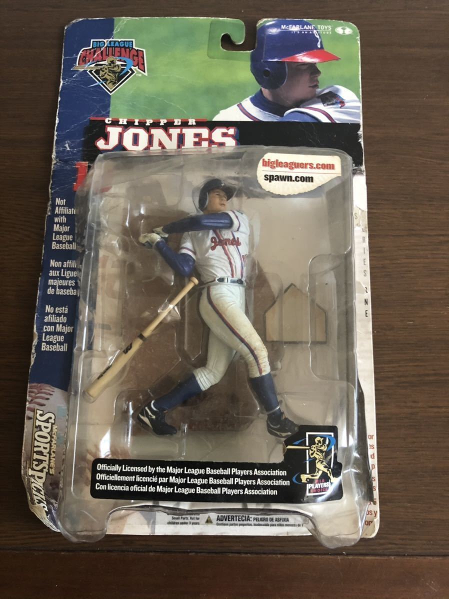 [ unopened ][ chipper * Jones #10]mak fur Len * toys Japan Ryuutsu version McFARLANE TOYS BIG LEAGUE CHALLENGE