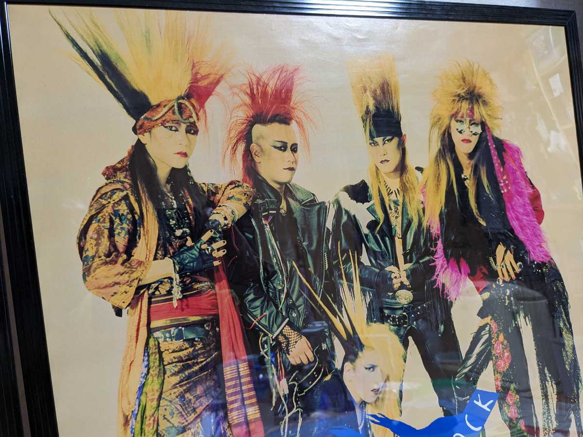 【激レア2点額装品】X XJAPAN BLUE BLOOD＆VANISHING VISION ポスター YOSHIKI hide Toshi Taiji Pata _画像4