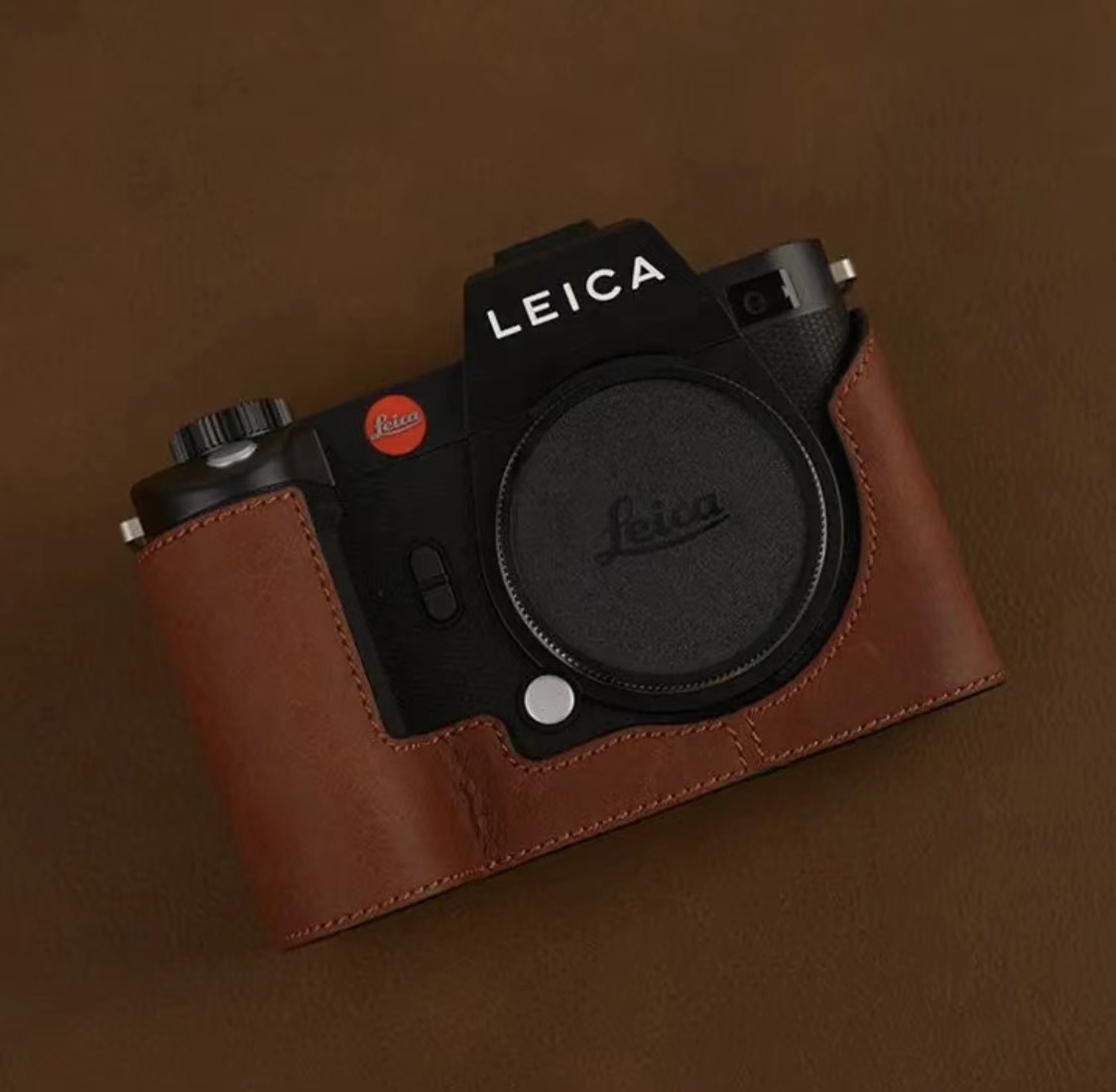 レビュー高評価のおせち贈り物 本革は手作り SL2用 ライカ LEICA カメラケース ライカ
