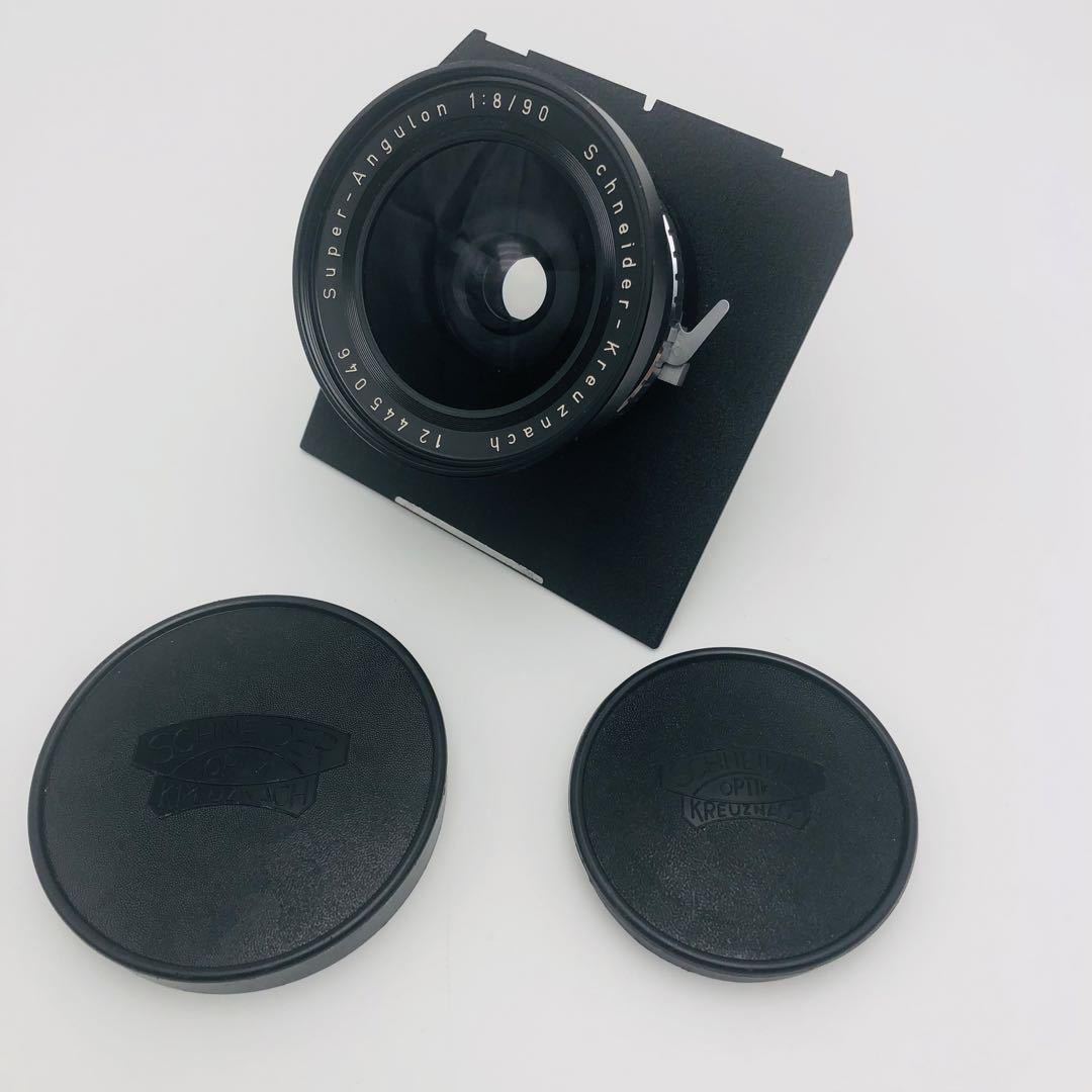 シュナイダー スーパーアンギュロン 90mm F8 大判カメラ レンズ 前後