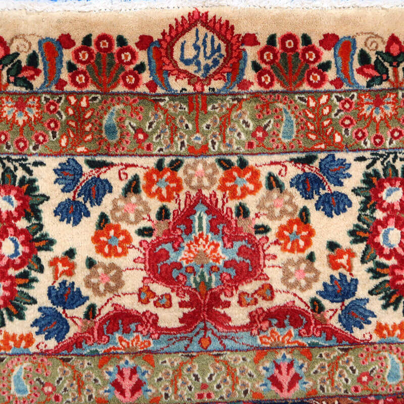 アンティーク・ペルシャ絨毯／ムード 1900年代／384×299cm 手織り ウール 希少 本物 （FX-22088）_画像9