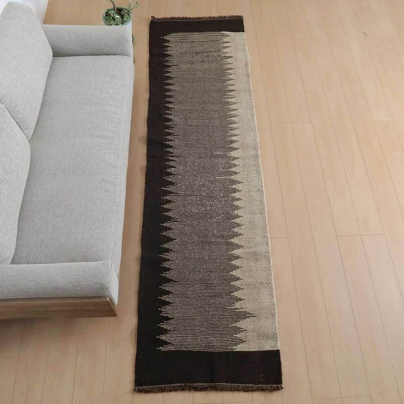 メーカー包装済】 ランナー 細長 293×81cm イラン・シラーズ産