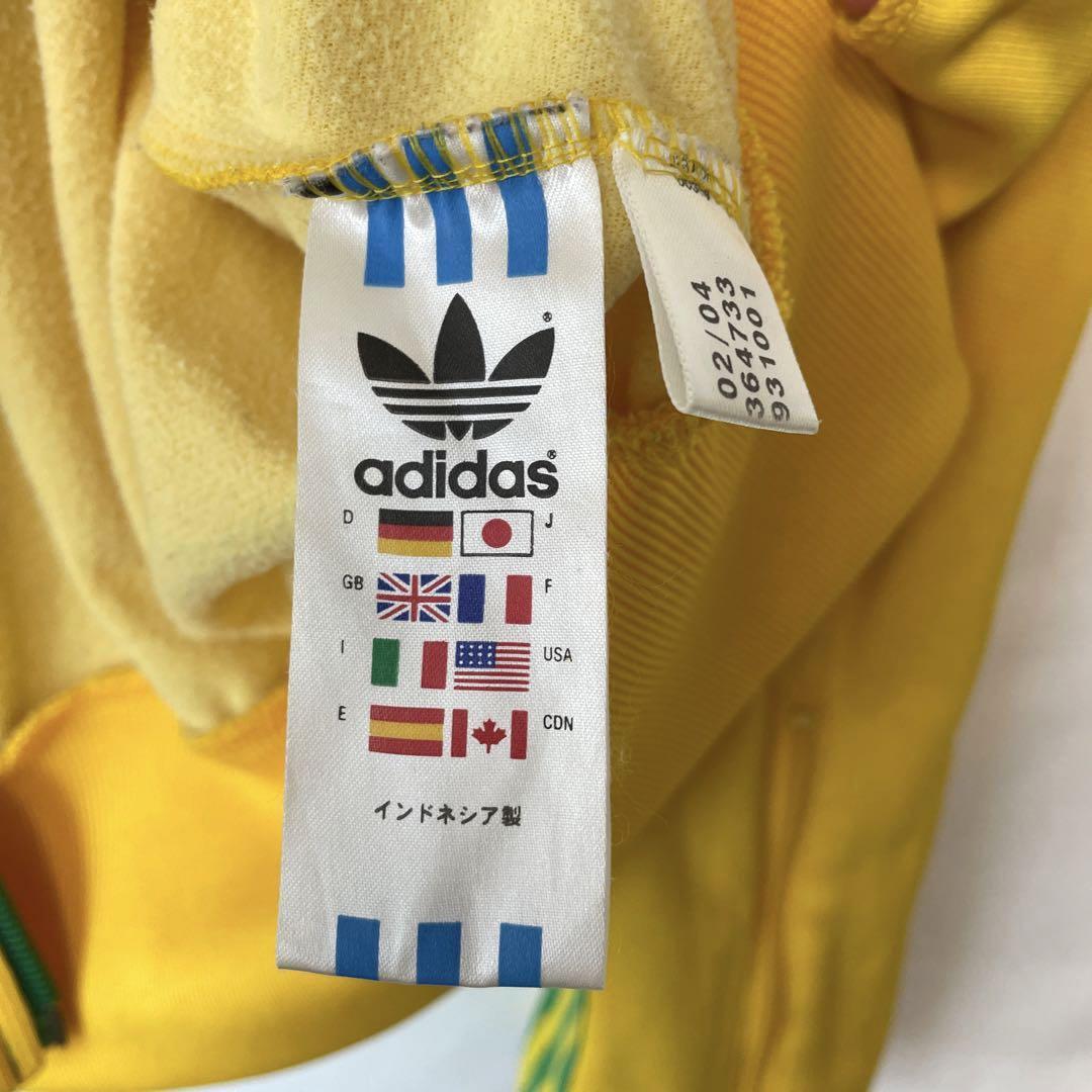 最も完璧な 90s 万国旗タグ 好配色 超希少 adidas Lサイズ 下ロゴ