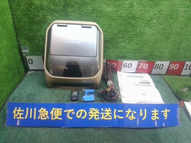 トヨタ アルファード ANH15W 社外 アルパイン TMX-R1050S リアモニター フリップダウンモニター モニター 付属品有り 現状販売 中古の画像1