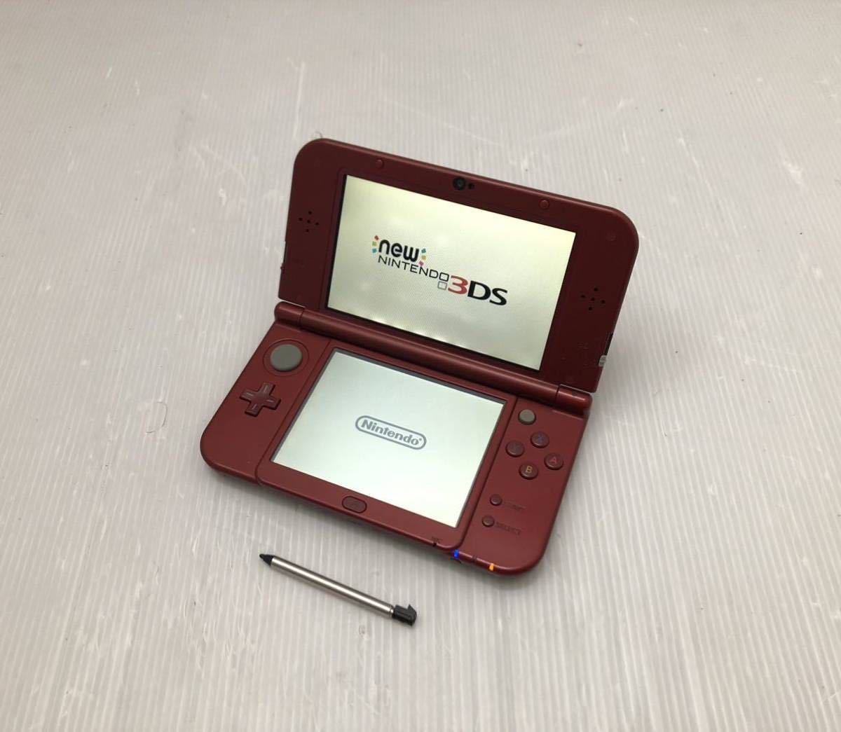 任天堂 new 3DS LL ニンテンドー メタリック レッド 動作良好 - 通販