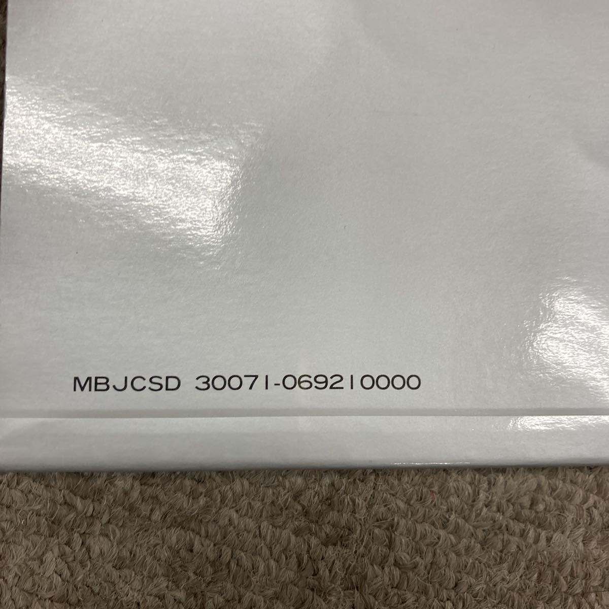 ●A3180● 当時物 Mercedes-Benz メルセデス ベンツ W124 S124 車検証 ケース カバー マニュアル 中古 OEM service manual case cover_画像7